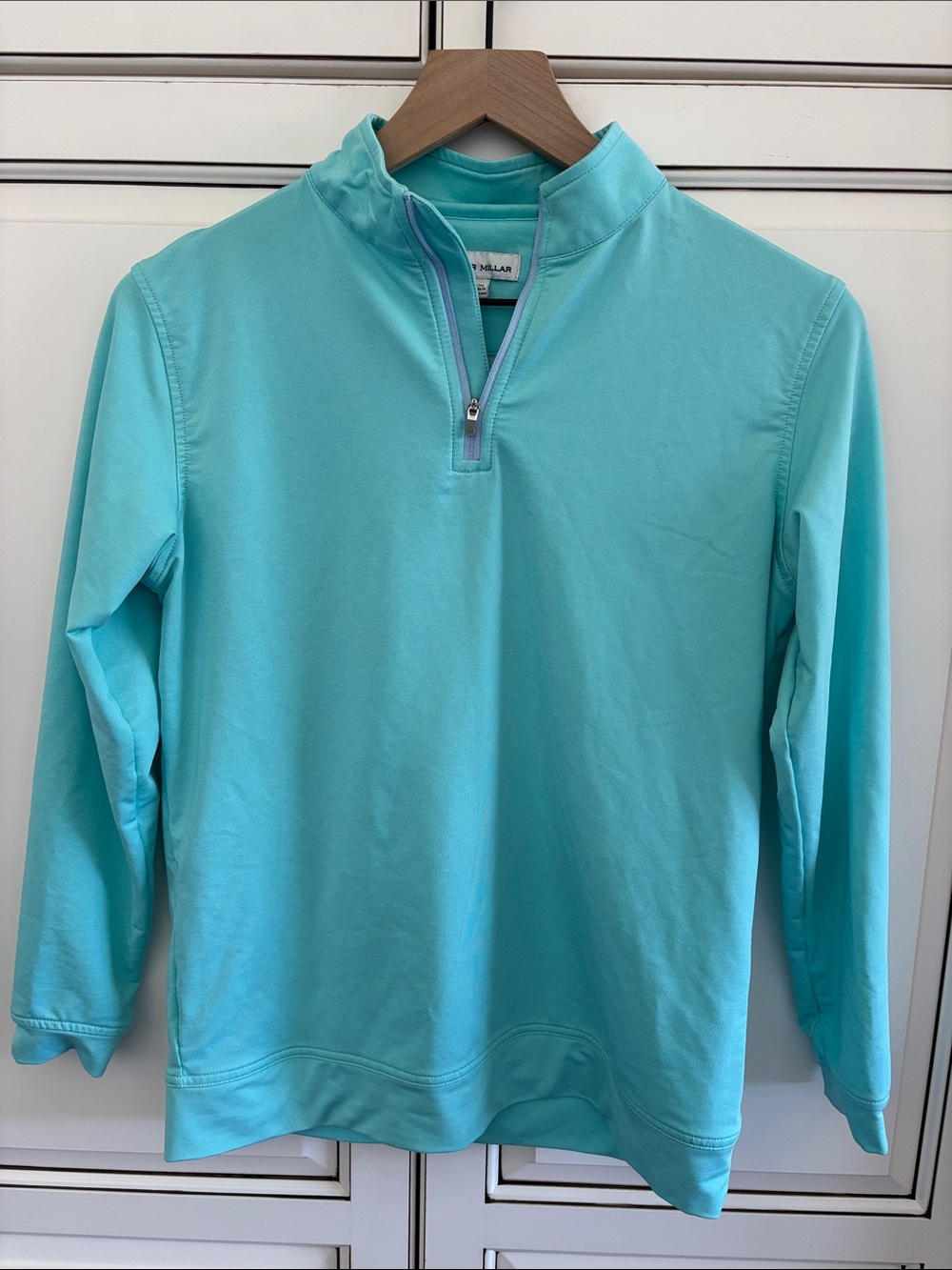 Peter Millar Blue 1/4 Zip Golf Pullover Jacket Girls Size Large 11-12
